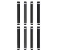 QUARKZMAN 8pz Distanziali per Targhe 12x100mm Vite di Supporto a Doppia Testa in Acciaio Inossidabile Viti Distanziatrici Parete per Cartello Vetro Acrilico Porta Pubblicitario, Nero