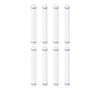 QUARKZMAN 8pz Distanziali per Targhe 12x90mm Vite di Supporto a Doppia Testa in Acciaio Inossidabile Viti Distanziatrici Parete per Cartello Vetro Acrilico Porta Pubblicitario, Bianco