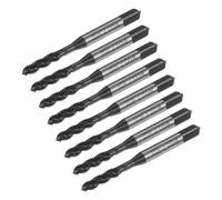 QUARKZMAN 8pz Metrico Spirale Scanalatura Filettatura Maschi M4 x 0,7 H2 Vite Filettatura Maschiatura Rivestito Nitruro 6542 Acciaio Alta Velocità Macchine Strumenti Meccanici Riparazione