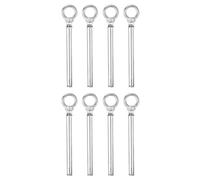 QUARKZMAN 8pz Perno ad Anello di Sollevamento a Espansione M6x120mm | Vite di Espansione, Acciaio Inossidabile 304, con Anello ad Occhiello, per Muro in Cemento e Mattoni