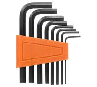 QUARKZMAN 8Pz Set di Chiavi a Brugola 1.5/2/2.5/3/4/5/5.5/6mm a L Nero