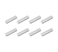 QUARKZMAN 8pz Spina Centraggio Perni 304 Acciaio Inossidabile M8 x 35mm Cilindrica Perno Supporto Mensole Perno Parallelo per Produzione Meccanica Industria Installazione Mobili, Argento