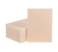QUARKZMAN 8pz Spugne Abrasive 4" x 2-3/4" Spugne Abrasive Pad 800-1000 Grana Mano Fogli Carta Vetrata Bagnata Asciutta Modelli Cartongesso Metallo Legno Mobili Lucidatura, Beige