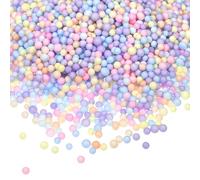 QUARKZMAN 90000Pcs Perline Colorate in Schiuma, 4-6mm Mini Palline in Schiuma Sferiche Perline in Polistirene per DIY Decorazioni Matrimonio Feste Riempimento Vasi Cuscini Scatole Regalo