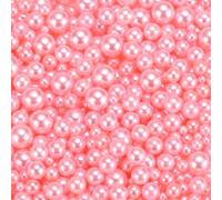 QUARKZMAN 900pz Perle Finte per Creazioni, Perle Rotondo in ABS 3-8mm Senza Foro per Riempitivi Vasi Realizzazione Gioielli Riempitivo Vasi Scatole Cosmetiche Parti Decorazione Casa, Rosa