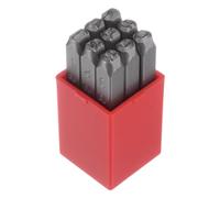QUARKZMAN 9pz Numero Timbro Set 3/16" 5mm Alto Attrezzo Acciaio 0-9 Punzone Pressa Attrezzi Metallo Francobolli Set Martello Mano Perforatore per Metallo Plastica Legno Pelle Stampaggio