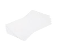 QUARKZMAN ABS Plastica Foglio 7 Pollici X 4 Pollici X 0.04 Pollici ABS Stirene Fogli per Modelli Edifici Diy Artigianato Pannello Bianco 6 Pezzi