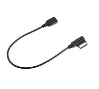 QUARKZMAN Adattatore Bluetooth Auto Wireless AUX Cavo Interfaccia Audio Musicale Adattatore per Audi A3 A4L A5 A6L A8 Q5 Q7 R8 TT AMI MDI ABS Nero