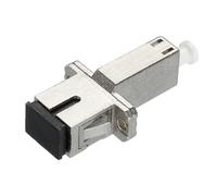 QUARKZMAN Adattatore Ottico in Fibre Lc Femmina-Sc/Upc Femmina, Adattatore Simplex a Singola Modalità, Lc-Sc/Upc, per Connettore di Rete Internet, 1 Pezzo