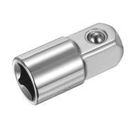 QUARKZMAN Adattatore Per Presa A Impatto Femmina 3/8" A Maschio 1/2" Incrementatore Quadrato Standard SAE Convertitore Chiave A Cricchetto Barra Di Rottura Conversione, Argento