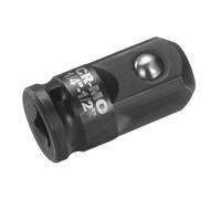 QUARKZMAN Adattatore Per Presa Ad Impatti 1/4" Femmina A 1/2" Maschio Incrementatore Standard SAE CR-MO Acciaio Convertitore Avvitatore Ad Impatti Chiave A Cricco Nero