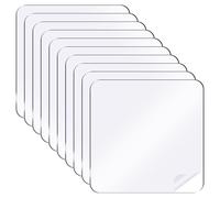 QUARKZMAN Adesivi Trasparenti Doppi Lati, 1.89'' x 1.89'' Quadrati Nastro di Montaggio Pre-tagliato Impermeabile Nastro Gel Appiccicoso Forte per Appendere alle Pareti, 120 Pz