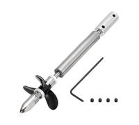 QUARKZMAN Albero Di Trasmissione Con Elica E Giunto Di Accoppiamento Per Kit Di Assemblaggio Per RC Boat, Albero L100mm, Manicotto L25mm, Elica D36mm A Tre Pale, Adatto Da 5 mm