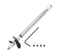 QUARKZMAN Albero Di Trasmissione Con Elica E Giunto Di Accoppiamento Per Kit Di Assemblaggio RC Boat, Albero L130mm, Manicotto L80mm, Elica Tripla D36mm, Adatto Per Albero Motore Da 2 Mm