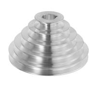 QUARKZMAN Alluminio A-Tipo 5 Passo Puleggia Ruota 25mm Foro 55-150mm Esterno Dia per A-Tipo V-Cinghia 12,7mm Cinghia Larghezza