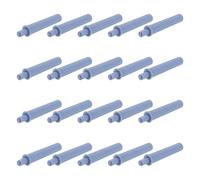 QUARKZMAN Ammortizzatori per porte con chiusura ammortizzata, 20 pz chiudiporta silenziosi, ammortizzatori per ante di mobili con chiusura ammortizzata per retrofit, ante di armadi, grigi