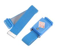 QUARKZMAN Anti Statico Polso Cinturino, ESD Antistatico Braccialetto Regolabile Cordless con Ricambio Braccialetto per Computer Elettronica Riparazione Cielo Blu