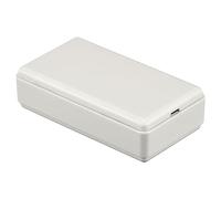 QUARKZMAN Antipolvere Giunzione Scatola x 3pz ABS Impermeabile Universale Scatole per Esterno Elettrico Progetto, [Grigio, 50x27x14mm]