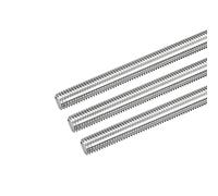 QUARKZMAN Asta Completamente Filettata M10 x 250mm Barra Filettata Passo Filettatura 1.5mm Aste Filettate a Destra in Acciaio Inossidabile 304 Perni a Barra, Viti Senza Testa 3pz