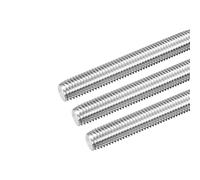 QUARKZMAN Asta Completamente Filettata M14 x 150mm Barra Filettata Passo Filettatura 2mm Aste Filettate a Destra in Acciaio Inossidabile 304 Perni a Barra, Viti Senza Testa 3pz