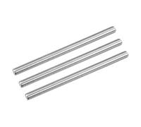 QUARKZMAN Asta Completamente Filettata M8 x 120mm Barra Filettata Passo Filettatura 1.25mm Aste Filettate a Destra in Acciaio Inossidabile 304 Perni a Barra, Viti Senza Testa 3pz