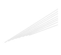 QUARKZMAN Asta Tonda Plastica Abs, Diametro 1,5 Mm x 500 Mm per Materiale Modellismo Fai-Da-Te, Realizzazione di Modelli Architettonici, Tavolo Sabbia Fai-Da-Te, Confezione 20Pz