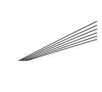 QUARKZMAN Astina in fibre di Carbonio, 1.5mm X 200mm Astina in fibre di Carbonio per Rc Aereo Diy Artigianato Aquilone Tubo Ala Braccio Quadcopter Riparazione Confezione da 10