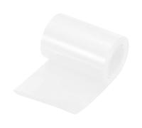 QUARKZMAN Avvolgimento Batteria PVC Guaina Termorestringente Tubo Termoretraibile Diametro 57mm Larghezza 90mm Piatto 18 Piedi Bianco Buon isolamento per Pacco Batterie-5,5m