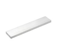 QUARKZMAN Barra Alluminio Piatta Quadrata, 12 x 50 x 254mm Piastra Piana in Alluminio 6061 Piastra Piana Asta Barra Piatta Nuovo Materiale Acciaieria Solido T6511 per Edifici Industriali