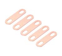 QUARKZMAN Barra Di Collegamento 5Pcs Passo Riga 1"(25mm) Rame Piatto Nichelato Per Celle LiFePO4 Batteria Al Litio Connettore Barra, Rame Rosso