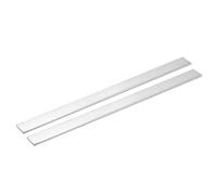 QUARKZMAN Barra Piana Alluminio Quadrata, 2pz Spessore 1/8" Larghezza 0.8" Lunghezza 12" Piastra Piana Alluminio 6061, 3 x 20 x 305mm T6511 Nuovo Stock Lamiera Solida Edifici Industriali