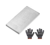 QUARKZMAN Barra Piatta In Acciaio Inossidabile 304 Spessore 13/64" Larghezza 1-31/32" Lunghezza 4" Barra In Acciaio Inossidabile Con GuAnti- Finitura Spazzolata Listelli Foglio