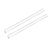 QUARKZMAN Barre Quadrate In Acrilico Trasparente, x Barra In Plastica PMMA Diffusori Di Luce, Supporti Per Espositori, Modellismo Fai Da Te, Decorazioni Per Casa E Giardinaggio-12mm x.
