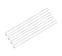 QUARKZMAN Barre Quadrate In Acrilico Trasparente, x Barra In Plastica PMMA Diffusori Di Luce, Supporti Per Espositori, Modellismo Fai Da Te Decorazioni Per Casa E Giardinaggio-10mm x.