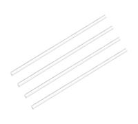 QUARKZMAN Barre Quadrate In Acrilico Trasparente x PMMA Per Diffusori Di Luce Supporti Per Esposizioni Modellismo Fai Da Te Decorazioni Casa E Giardino-8mm x 407mm.