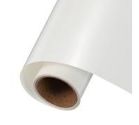 QUARKZMAN Bianco Opaco Termoadesivo Vinile Adesivo, 10" x 5FT Rotolo Vinile Adesivo Permanente Termoadesivo per Decalcomanie Taglio, Cartelli, Scrapbooking, Artigianato, Decorazioni Casa