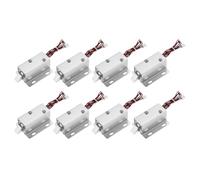 QUARKZMAN BLOCCO SOLENOIDE ELETTROMAGNETICO DC 12V 1.1A Mini Serratura Porta Cassetto 2.1x1.6x1.1Pollice Design Lingua versare il Basso Magnetica per Serratura di Sicurezza Cassetto 8 Pezzi