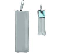 QUARKZMAN Borsa per Ombrelli Bagnati, 28 x 12,5 cm Tessuto Oxford Impermeabile Copertura Reversibile per Ombrelli Portatile Custodia Impermeabile per Ombrelli Pieghevoli Viaggi, Grigio