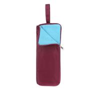 QUARKZMAN Borsa Porta Ombrelli 4.9"x14" Portatile Reversibile per Ombrelli Bagnati Copertura Pieghevole Impermeabile Custodia per Conservazione Viaggio Casa Esterno, Vino
