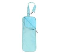 QUARKZMAN Borsa Porta Ombrelli Pieghevole Impermeabile 3,9" x 9,8" per Ombrelli Bagnati, Tessuto Oxford e Fibre, Cinghia con Fibbia e Cerniera Impermeabile, Unisex, Blu