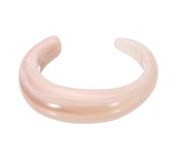 QUARKZMAN Bracciali A Rigida Aperti In Acrilico Per Donne, Bracciale A Rigida In Resina Acrilica Bracciale A Manica In Acetato Gioiello Moda, Rosa