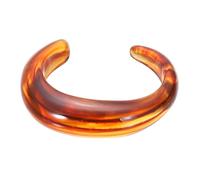 QUARKZMAN Bracciali A Spessore In Acrilico Aperti Per Donne, Bracciale A Spessore In Resina Acrilica Bracciale A Polso In Acetato Dichiarazione Gioiello Di Moda, Ambra