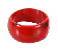 QUARKZMAN Bracciali A Spessore In Acrilico Per Donna, Bracciale A Manica In Resina Acrilica Bracciale A Fascia In Acetato Gioiello Di Moda, Rosso