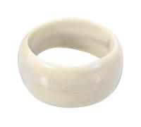 QUARKZMAN Bracciali A Spessore In Acrilico Per Donna, Bracciale A Manica In Resina Acrilica E Acetato, Gioiello Alla Moda, Bianco Latteo
