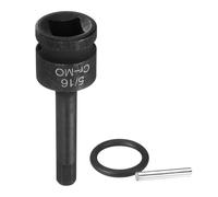 QUARKZMAN Bussola Adattatore Esagonale Impatto 1/2" 5/16 Pollice SAE Acciaio CR-MO Con Perno Cavaliere Per Avvitatori Batteria
