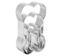 QUARKZMAN Cane Osso Biscotto Stampino Set Assortiti Taglie Inossidabile Acciaio Fare Dolcetti Biscotto Cottura Pasticceria Caramelle Biscotto Stampini Stampaggio per Fondente Torta