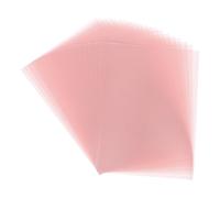 QUARKZMAN Carta Velina Colorata, 20 Fogli Trasparenza Rosa Chiaro 8.5 x 11 Carta Velina Stampabile, Fogli Trasparente per Stampare Inviti Nozze Stampante a Getto d'Inchiostro e Laser