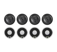 QUARKZMAN Cassa Magnetica Interna Rotonda Con Guscio Metallico Diametro 40mm 2 W 8 Ohm Piccoli Altoparlanti In Ferro Per Sostituzione Altoparlante Microfono Progetti Fai Da Te DVD