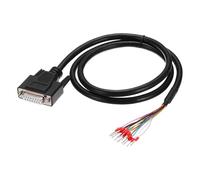 QUARKZMAN Cavo Seriale DB15 RS232, 15 Pin 26AWG DB15 Feina a Filo Nudo Estremità Aperta con Terminali di Cablaggio, Doppio Schermato per Comunicazione Dati, 3.3 ft