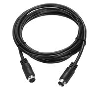 QUARKZMAN Cavo Video S 6.6ft, Mini DIN 9 Pin Cavo S-Video Maschio a Maschio Connettore Placcato Oro per Trasferimento su TV Ricevitore Monitor S-VHS VCR DVD